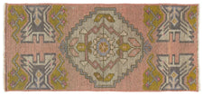 Vintage Turkish Runner Rug Annunzjato