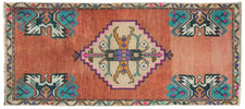 Vintage Turkish Runner Rug Karoly