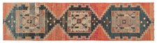 Vintage Turkish Runner Rug Tietsia