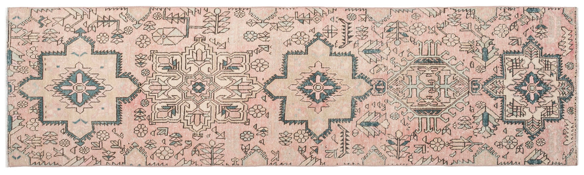 Vintage Turkish Runner Rug Accursio
