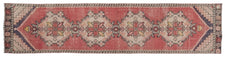 Vintage Turkish Runner Rug Keuf