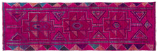 Vintage Turkish Runner Rug Zloagrors
