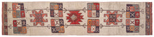 Vintage Turkish Runner Rug Shirine