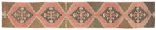 Vintage Turkish Runner Rug Noriyuki