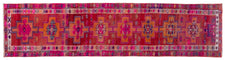 Vintage Turkish Runner Rug Ademeda