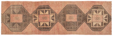Vintage Turkish Runner Rug Gelu