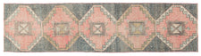 Vintage Turkish Runner Rug Muharrem