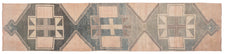 Vintage Turkish Runner Rug Carminella