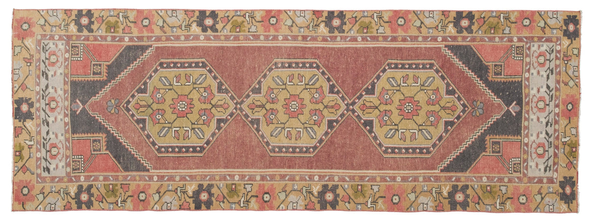 Vintage Turkish Runner Rug Abelarda