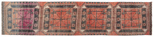 Vintage Turkish Runner Rug Emiljan