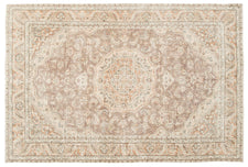 Vintage Distressed Rug Hay
