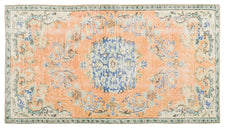 Vintage Distressed Rug Possidonio