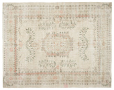 Vintage Distressed Rug Mahe